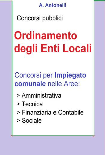 Concorso Impiegato comunale - Ordinamento degli Enti Locali PDF