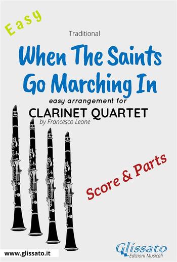 When The Saints Go Marching In - Easy Clarinet Quartet (score & parts) PDF