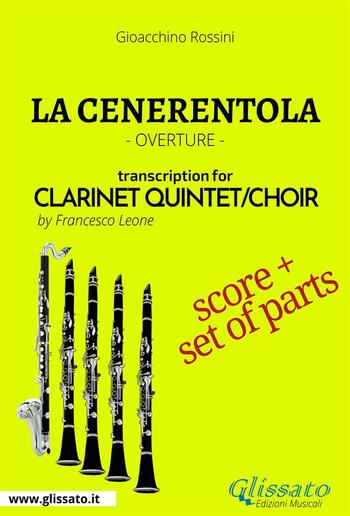 La Cenerentola - Clarinet quintet/choir score & parts PDF
