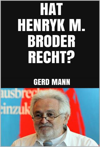 Hat Henryk M. Broder recht? PDF Hat Henryk M. Broder recht? PDF