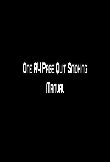 One A4 Page Quit Smoking Manual PDF