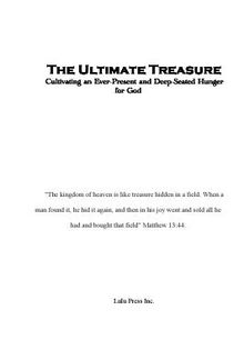 The Ultimate Treasure: Cultivating an Ever-Present and a Deep-Seated Hunger for God PDF