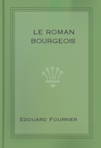 Le roman bourgeois PDF