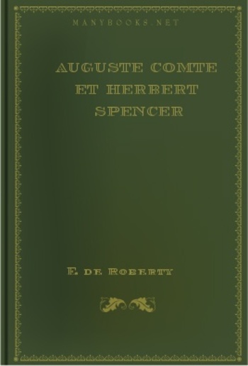 Auguste Comte et Herbert Spencer PDF