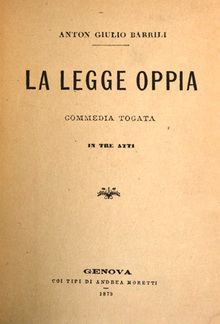 La legge Oppia PDF