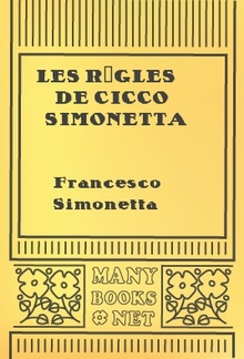 Les règles de Cicco Simonetta PDF