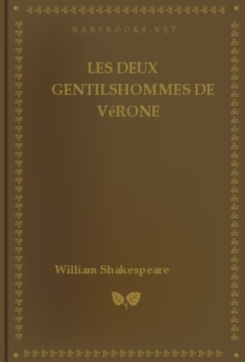 Les Deux Gentilshommes de Vérone PDF