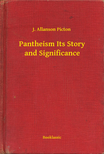 Pantheism Its Story and Significance PDF