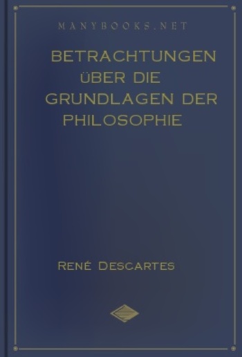 Betrachtungen über die Grundlagen der Philosophie PDF