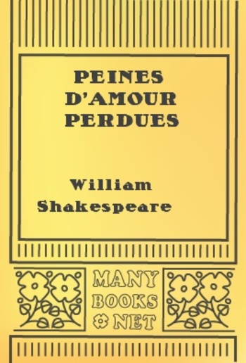 Peines d'amour perdues PDF