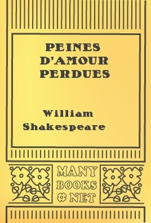 Peines d'amour perdues PDF