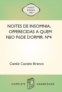 Noites de insomnia, offerecidas a quem não póde dormir. Nº4 PDF