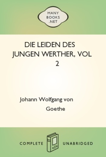 Die Leiden des jungen Werther, vol 2 PDF