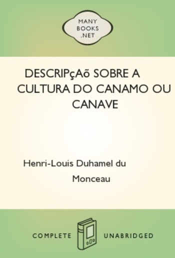 Descripçaõ sobre a cultura do Canamo ou Canave PDF
