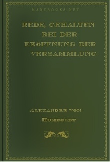 Rede, gehalten bei der Eröffnung der Versammlung deutscher Naturforscher PDF