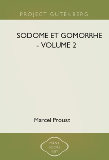 Sodome et Gomorrhe-Volume 2 PDF