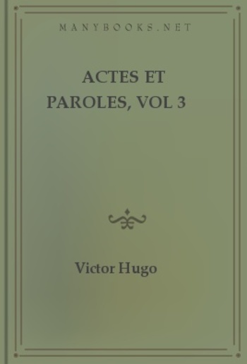 Actes et Paroles, vol 3 PDF