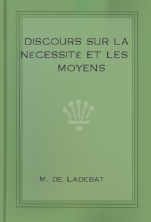 Discours sur la nécessité et les moyens PDF
