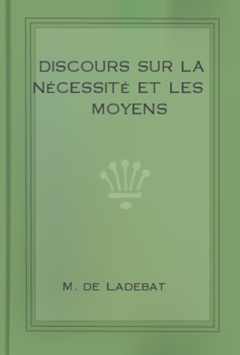 Discours sur la nécessité et les moyens PDF