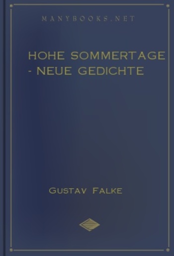 Hohe Sommertage - Neue Gedichte PDF