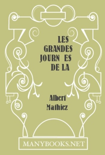 Les grandes journées de la Constituante PDF