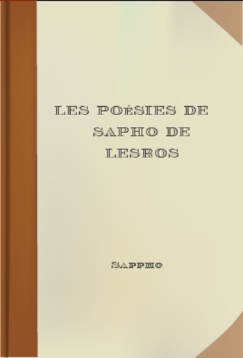Les poésies de Sapho de Lesbos PDF