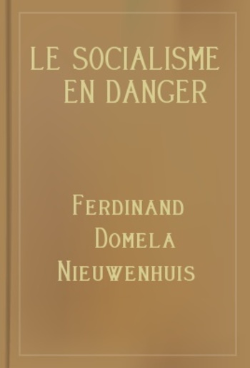 Le socialisme en danger PDF