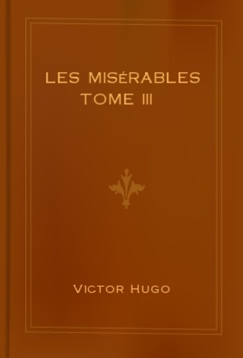 Les misérables Tome III Marius PDF