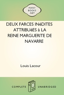 Deux farces inédites attribuées à la reine PDF