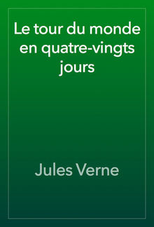 Le tour du mond quatre-vingts jours PDF