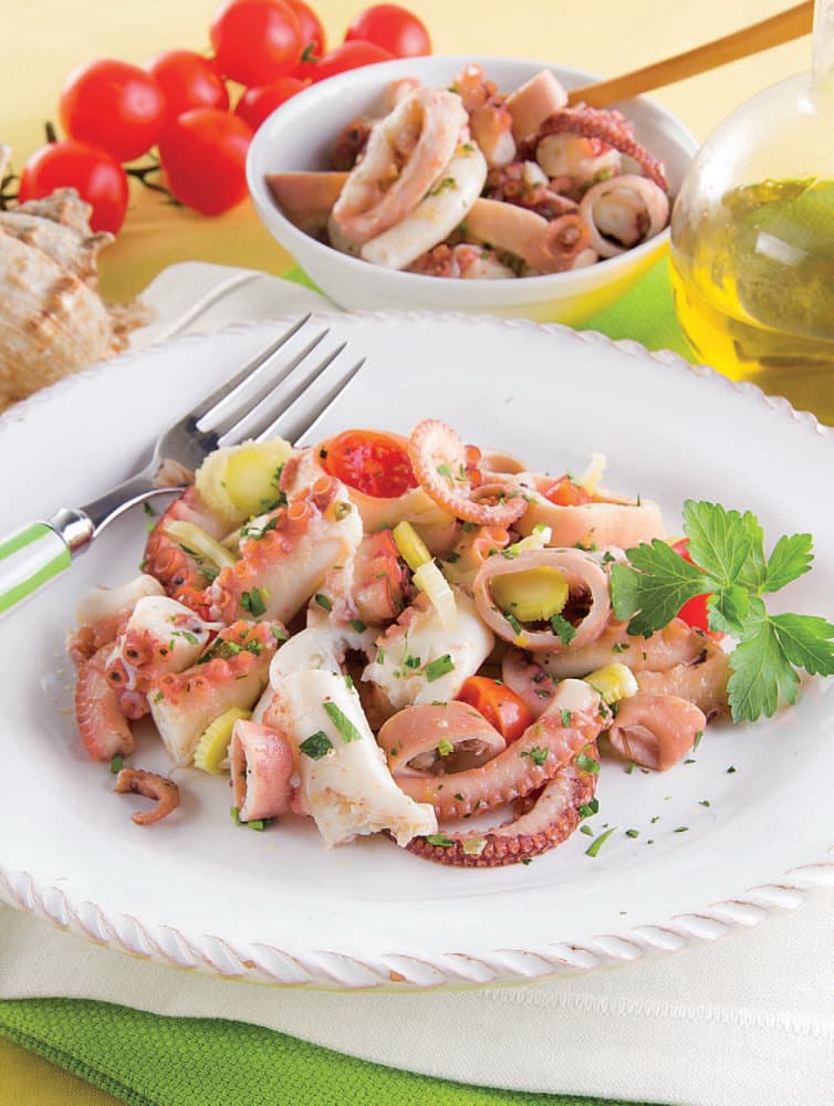 Calamari E Polpi In Insalata Estiva Un Piatto Light E Fresco Chef Di Cucina Magazine