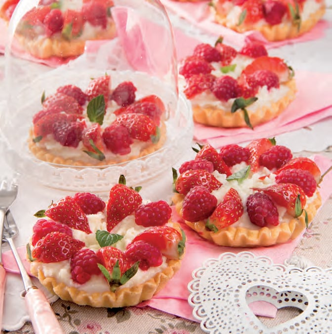 Crostatine Con Mascarpone Cioccolato Bianco E Fragole Chef Di Cucina Magazine