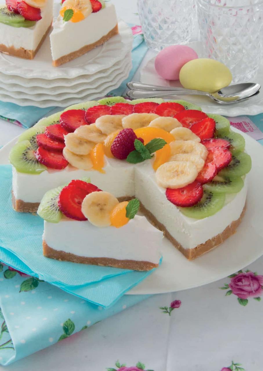 Cheesecake Allo Yogurt Greco Con Frutta Mista Chef Di Cucina Magazine