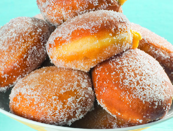 Ricetta dei krapfen, i bomboloni alla crema | Chef di ...