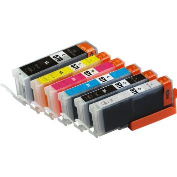 CLI-571/PGI-570 Huismerk inktpatronen 6 stuks met chip