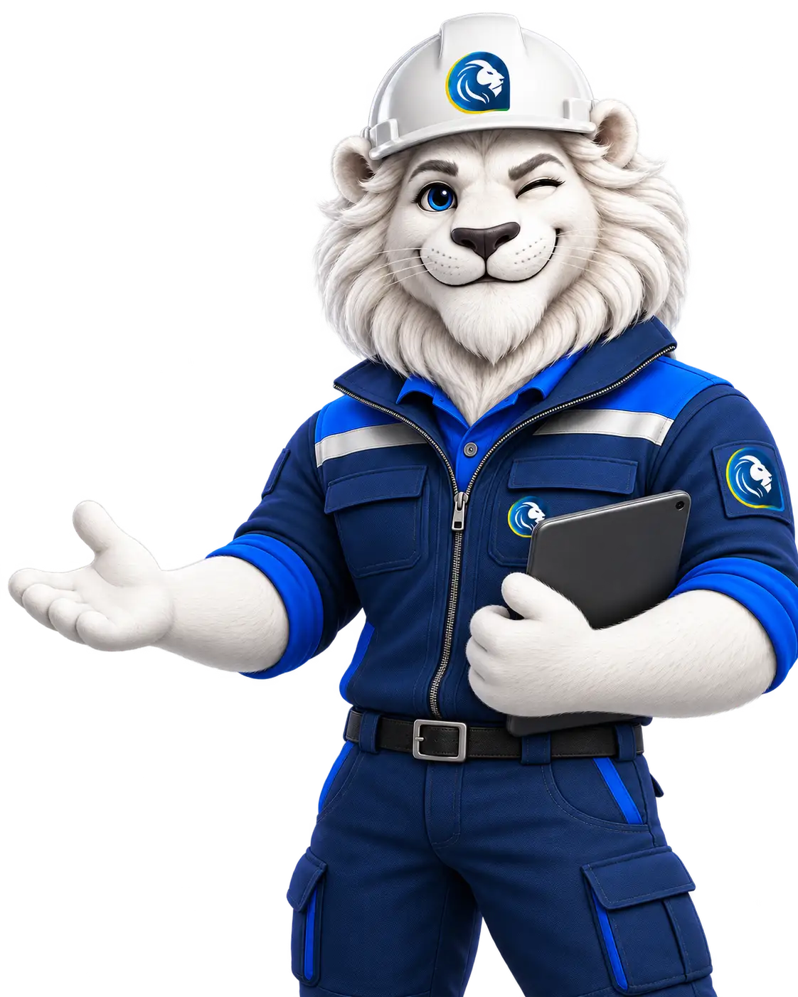 Leo, mascota corporativa de Grupo LEAHO Refrigeración