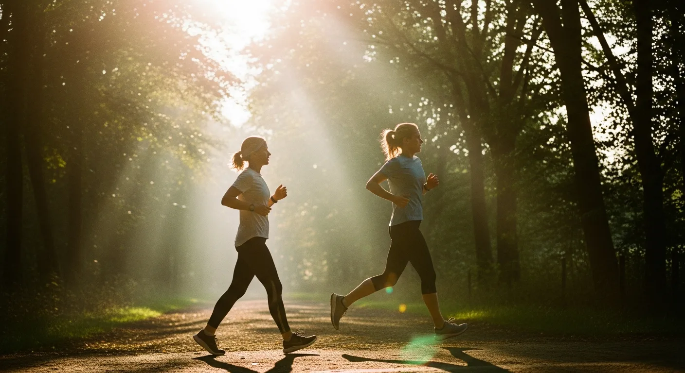 Vom zügigen Gehen in den lockeren Laufschritt