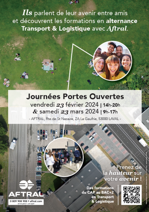 Le transport recrute - Journées portes ouvertes AFTRAL - Laval (53)