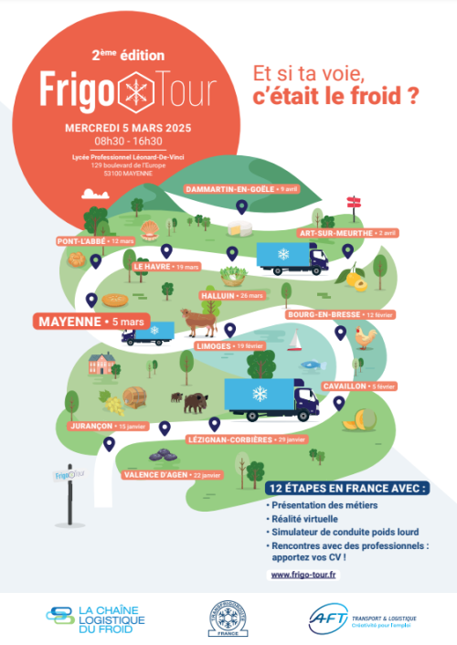 Le transport recrute - Frigo Tour 2025 - Mayenne (53)