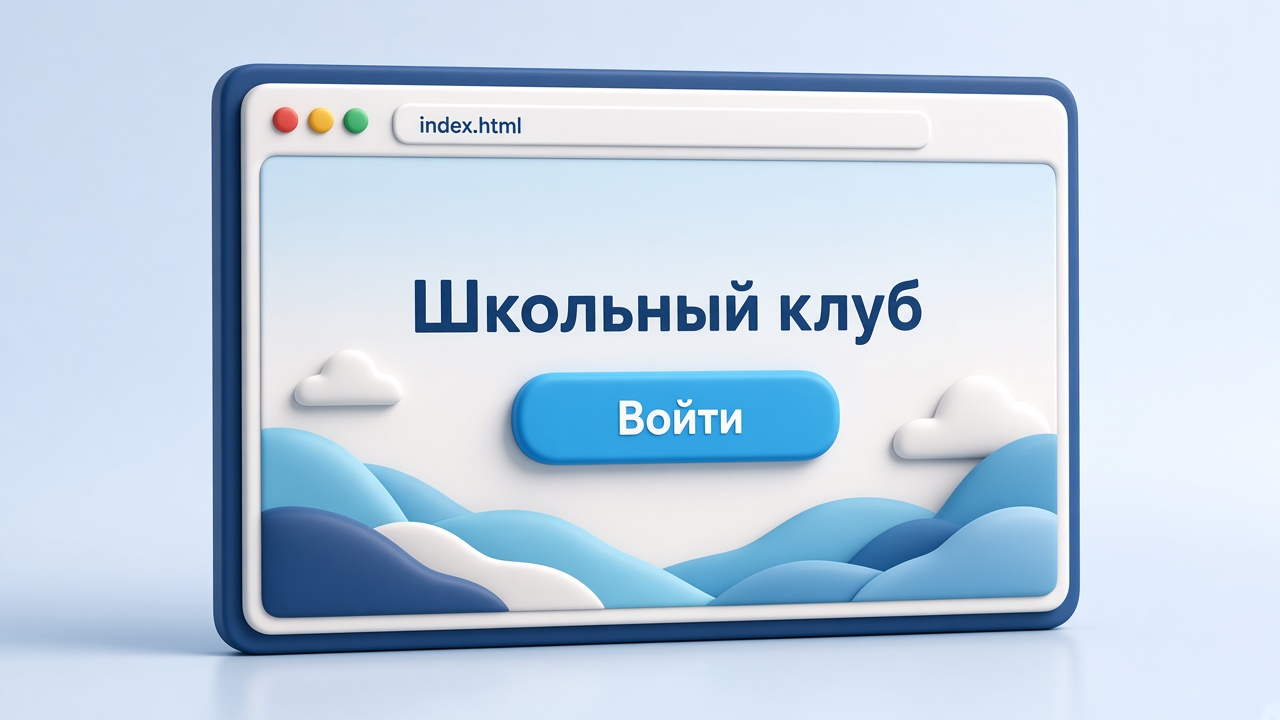 Браузер с исправленным мини-сайтом клуба