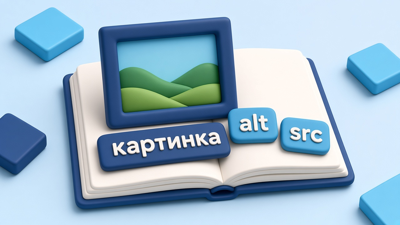 Картинка с атрибутами alt и src