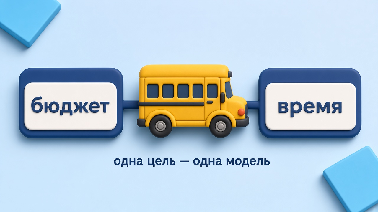Одна цель — одна модель