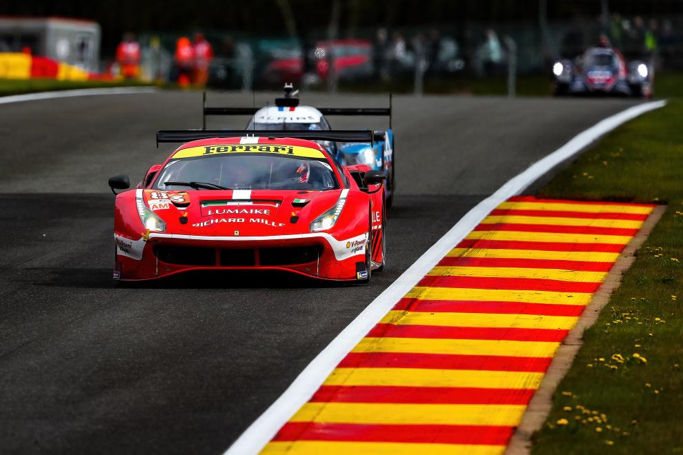 6h di spa vince la Ferrari richars mille 83 di Lilou Wadoux, Alessio Rovera e Perez Companc