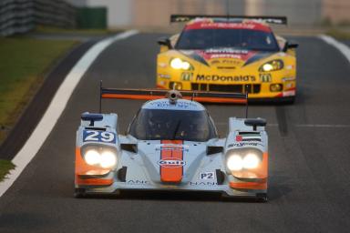 MOTORSPORT - WORLD ENDURANCE CHAMPIONSHIP 2012 - 6 HOURS OF SHANGHAI - CHINA - 26 TO 28/10/2012 - PHOTO : CLEMENT MARIN / DPPI - 29 GIROIX FABIEN (FRA) - IHARA KEIKO (JPN) - JEAN DENIS DELETRAZ (CHE) / LOLA B12/80 COUPE NISSAN TEAM GULF RACING MIDDLE EAS