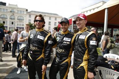 MOTORSPORT - WEC 2013 - WORLD ENDURANCE CHAMPIONSHIP 2013 -  24H DU MANS - CIRCUIT DES 24H DU MANS (FRA) - 16 TO 21/06/2013 - PHOTO : FRANCOIS FLAMAND / DPPI - 32 HOLZER THOMAS (DEU) - DOMINIK KRAIHAMER (DNK) - CHAROUZ JAN (CZE) / WEC LMP2 / LOTUS T128 TE