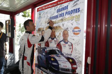 MOTORSPORT - WEC 2013 - WORLD ENDURANCE CHAMPIONSHIP 2013 -  24H DU MANS - CIRCUIT DES 24H DU MANS (FRA) - 16 TO 21/06/2013 - PHOTO : FRANCOIS FLAMAND / DPPI - NIEDERHAUSER PATRIC (GER) / ORECA 03 JUDD TEAM RACE PERFORMANCE / AMBIANCE - PORTRAIT