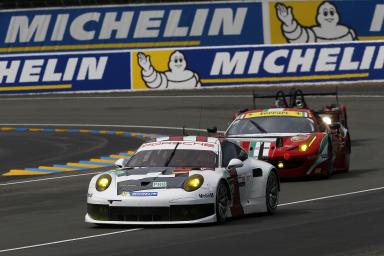 MOTORSPORT - WEC 2013 - WORLD ENDURANCE CHAMPIONSHIP 2013 -  24H DU MANS - CIRCUIT DES 24H DU MANS (FRA) - 16 TO 21/06/2013 - PHOTO : JEAN-MICHEL LE MEUR / DPPI - 
92 BERGMEISTER JORG (DEU) - PILET PATRICK (FRA) - BERNHARD TIMO (DEU) / WEC LMGTE PRO / POR