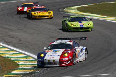 MOTORSPORT - WORLD ENDURANCE CHAMPIONSHIP 2013 - 6 HOURS OF SAN PAULO / 6 HEURES DE SAO PAULO - BRASIL - 29/08 TO 01/09/2013 - PHOTO : JEAN MICHEL LE MEUR / DPPI - 76 NARAC RAYMOND (FRA) - BOURRET CHRISTOPHE (FRA) - VERNAY JEAN KARL (FRA) / WEC LMGTE AM /