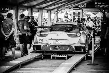 RAM racing GTE PRO car during the scrutineering - 24 Heures Du Mans at Place de la  Republique - Le Mans - France 