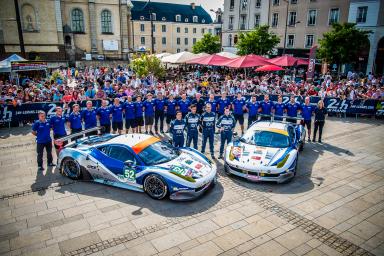 Team / Johnny Mowlem (GBR) / Mark Patterson (USA) driving the #53 LMGTE AM Ram Racing (GBR) Ferrari F458 Italia - Matt Griffin (IRL) / Alvaro Parente (PAT) / Federico Leo (ITA) driving the #52 LMGTE PRO Ram Racing (GBR) Ferrari F458 Italia / 24 Heures du 